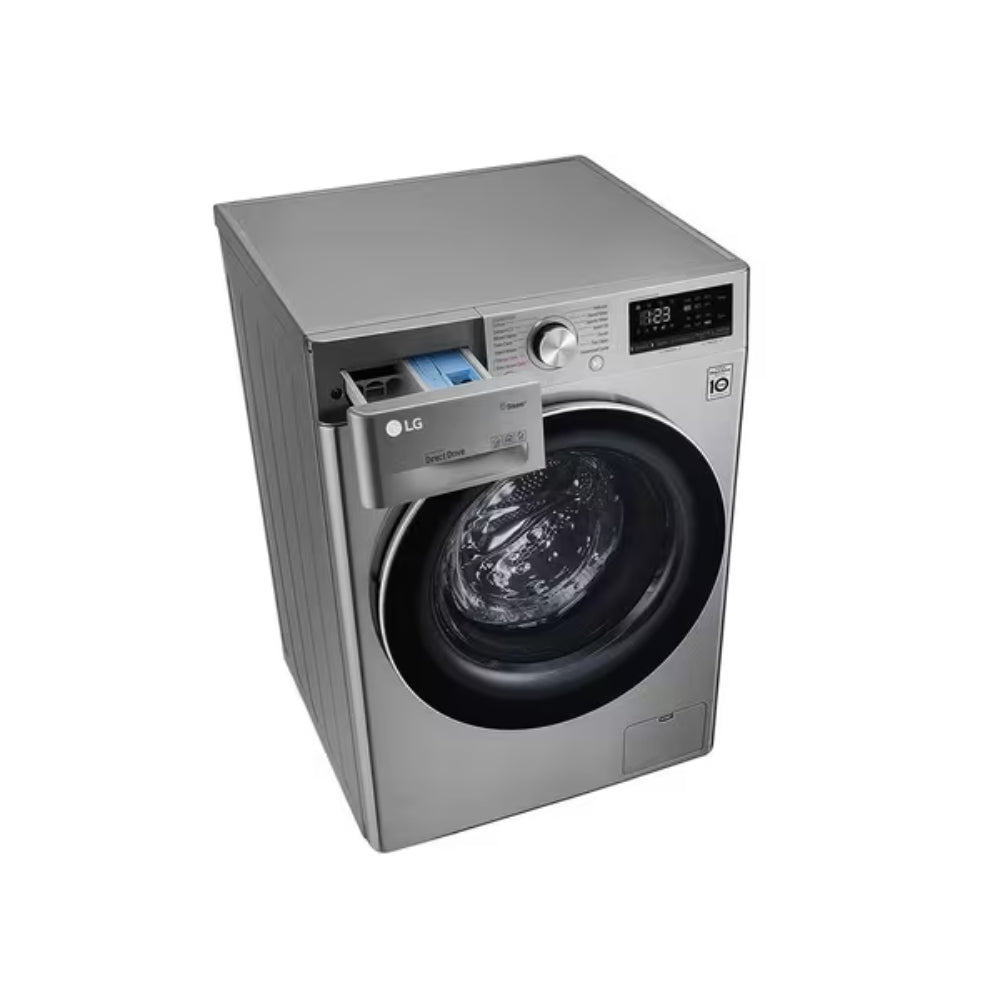 LG Washing Machine Front Loading 8 Kg Silver F4R5TYGSL. LG Washing Machine Front Loading 8 Kg Silver F4R5TYGSL.